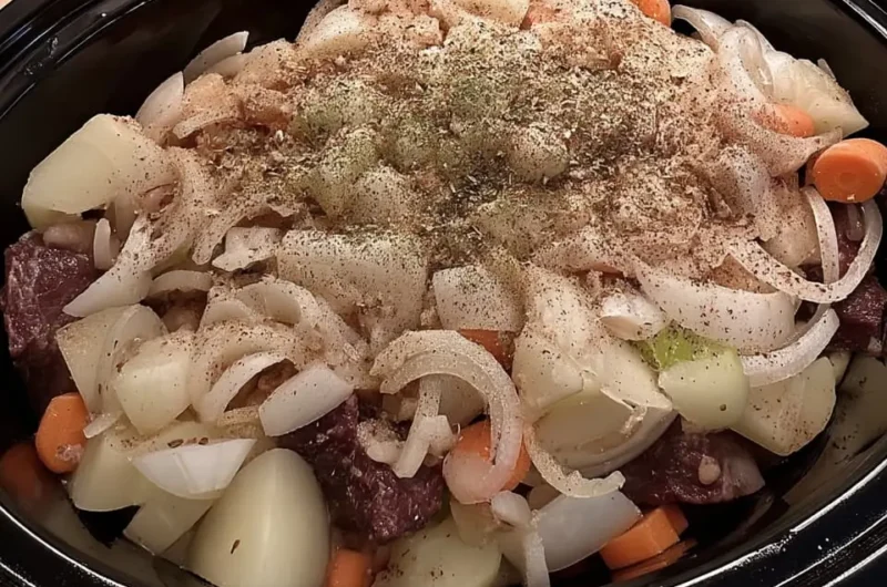 Comforting Slow Cooker Rustic Beef Stew