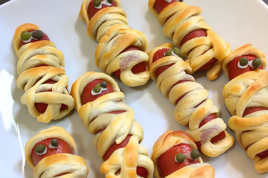 Easy Mummy Hot Dogs Recipe