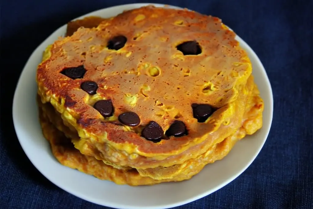 Jack-O-Lantern Pumpkin Pancakes