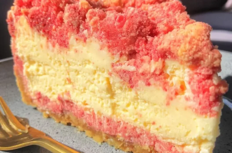 Strawberry Crunch Cheesecake