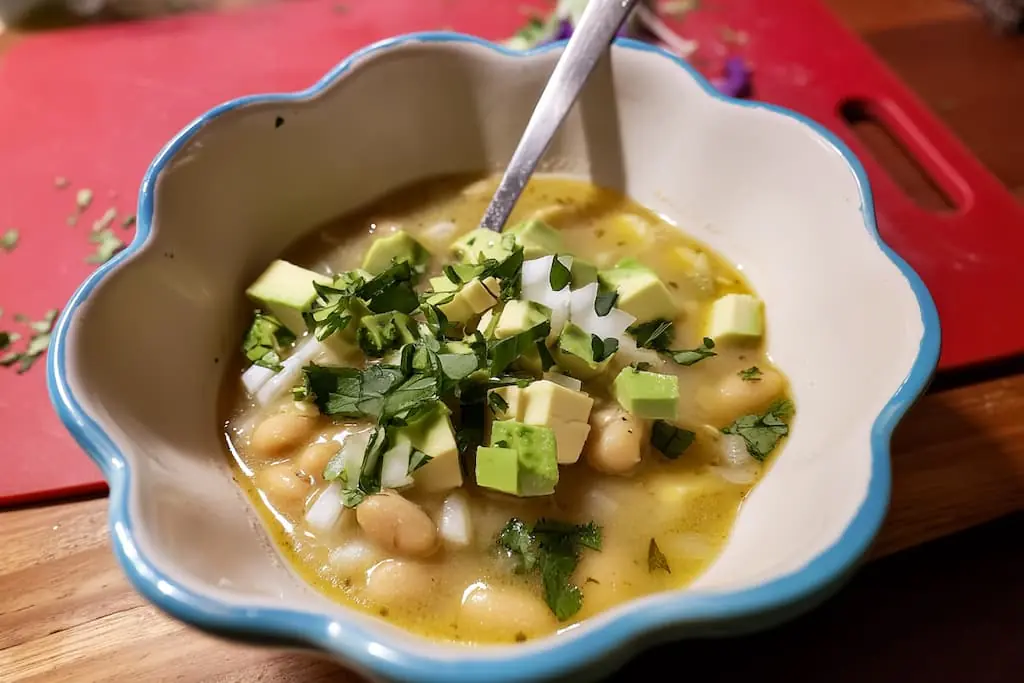 Hearty Vegetarian White Chili That Even Meat-Lovers Crave