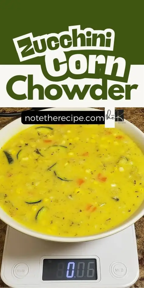 Look at that gorgeous golden color! This is my go-to zucchini corn chowder that disappears faster than I can make it. You can see all those tender vegetables just waiting to be enjoyed.